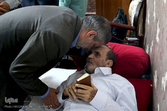 تجلیل از پدر شهید قرآنی «مرتضی شکرانی» 