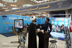 غرفه ایکنا در بیست‌و‌پنجمین دوره نمایشگاه بین‌المللی قرآن کریم
