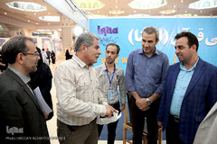 حضور محمد پنجعلی، پیشکسوت فوتبال در غرفه ایکنا