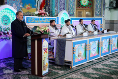 مراسم جزء خوانی قرآن کریم در حرم حضرت عبدالعظیم(ع)