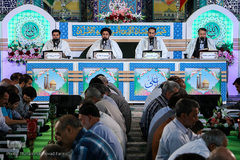 مراسم جزء خوانی قرآن کریم در حرم حضرت عبدالعظیم(ع)