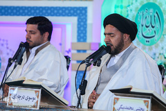 مراسم جزء خوانی قرآن کریم در حرم حضرت عبدالعظیم(ع)