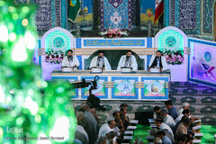 مراسم جزء خوانی قرآن کریم در حرم حضرت عبدالعظیم(ع)