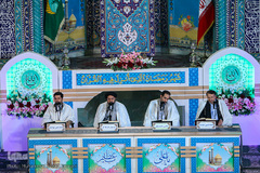 مراسم جزء خوانی قرآن کریم در حرم حضرت عبدالعظیم(ع)