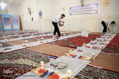 سفره افطار حضرت عبدالعظیم حسنی (ع)