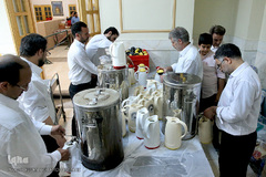 سفره افطار حضرت عبدالعظیم حسنی (ع)