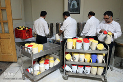 سفره افطار حضرت عبدالعظیم حسنی (ع)