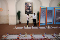 سفره افطار حضرت عبدالعظیم حسنی (ع)