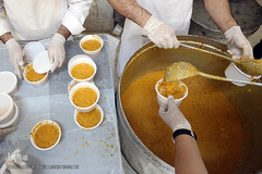 سفره افطار حضرت عبدالعظیم حسنی (ع)