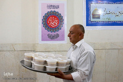 سفره افطار حضرت عبدالعظیم حسنی (ع)