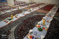 سفره افطار حضرت عبدالعظیم حسنی (ع)