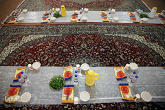سفره افطار حضرت عبدالعظیم حسنی (ع)