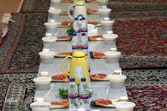 سفره افطار حضرت عبدالعظیم حسنی (ع)