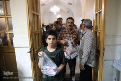 سفره افطار حضرت عبدالعظیم حسنی (ع)