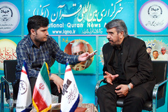 غرفه ایکنا در بیست‌وپنجمین نمایشگاه قرآن-1
