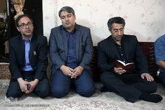 تلاوت قرآن استاد رحیم خاکی در منزل مجاهد جانباز شهید حجت الاسلام سید «مهدی تقوی» از شهدای جنایت تروریستی مجلس