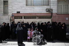 مراسم تشییع پیکر پاک مجاهد جانباز شهید حجت الاسلام سید «مهدی تقوی» از شهدای جنایت تروریستی مجلس 