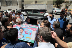 مراسم تشییع پیکر پاک مجاهد جانباز شهید حجت الاسلام سید «مهدی تقوی» از شهدای جنایت تروریستی مجلس 