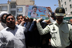 مراسم تشییع پیکر پاک مجاهد جانباز شهید حجت الاسلام سید «مهدی تقوی» از شهدای جنایت تروریستی مجلس 