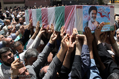 مراسم تشییع پیکر پاک مجاهد جانباز شهید حجت الاسلام سید «مهدی تقوی» از شهدای جنایت تروریستی مجلس 