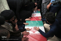 مراسم تشییع پیکر پاک مجاهد جانباز شهید حجت الاسلام سید «مهدی تقوی» از شهدای جنایت تروریستی مجلس 