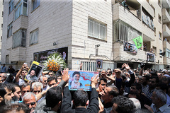 مراسم تشییع پیکر پاک مجاهد جانباز شهید حجت الاسلام سید «مهدی تقوی» از شهدای جنایت تروریستی مجلس 