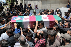 مراسم تشییع پیکر پاک مجاهد جانباز شهید حجت الاسلام سید «مهدی تقوی» از شهدای جنایت تروریستی مجلس 