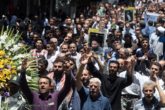 مراسم تشییع پیکر پاک مجاهد جانباز شهید حجت الاسلام سید «مهدی تقوی» از شهدای جنایت تروریستی مجلس 