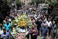 مراسم تشییع پیکر پاک مجاهد جانباز شهید حجت الاسلام سید «مهدی تقوی» از شهدای جنایت تروریستی مجلس 