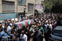 مراسم تشییع پیکر پاک مجاهد جانباز شهید حجت الاسلام سید «مهدی تقوی» از شهدای جنایت تروریستی مجلس 