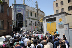 مراسم تشییع پیکر پاک مجاهد جانباز شهید حجت الاسلام سید «مهدی تقوی» از شهدای جنایت تروریستی مجلس 