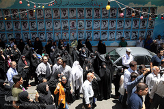 مراسم تشییع پیکر پاک مجاهد جانباز شهید حجت الاسلام سید «مهدی تقوی» از شهدای جنایت تروریستی مجلس 