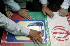 مراسم تشییع پیکر پاک مجاهد جانباز شهید حجت الاسلام سید «مهدی تقوی» از شهدای جنایت تروریستی مجلس 