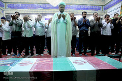 مراسم تشییع پیکر پاک مجاهد جانباز شهید حجت الاسلام سید «مهدی تقوی» از شهدای جنایت تروریستی مجلس 