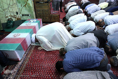 مراسم تشییع پیکر پاک مجاهد جانباز شهید حجت الاسلام سید «مهدی تقوی» از شهدای جنایت تروریستی مجلس 