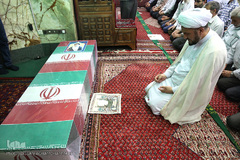 مراسم تشییع پیکر پاک مجاهد جانباز شهید حجت الاسلام سید «مهدی تقوی» از شهدای جنایت تروریستی مجلس 