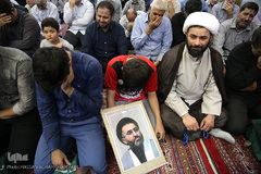 مراسم تشییع پیکر پاک مجاهد جانباز شهید حجت الاسلام سید «مهدی تقوی» از شهدای جنایت تروریستی مجلس 