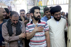 مراسم تشییع پیکر پاک مجاهد جانباز شهید حجت الاسلام سید «مهدی تقوی» از شهدای جنایت تروریستی مجلس 