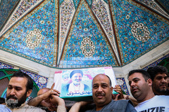 مراسم تشییع پیکر پاک مجاهد جانباز شهید حجت الاسلام سید «مهدی تقوی» از شهدای جنایت تروریستی مجلس 