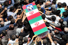 مراسم تشییع پیکر پاک مجاهد جانباز شهید حجت الاسلام سید «مهدی تقوی» از شهدای جنایت تروریستی مجلس 