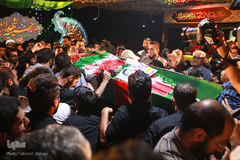 وداع با پیکر شهدای حمله تروریستی داعش به مجلس
