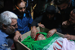 وداع با پیکر شهدای حمله تروریستی داعش به مجلس
