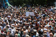تشییع پیکر مطهر شهدای حادثه تروریستی تهران