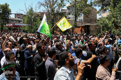 تشییع پیکر مطهر شهدای حادثه تروریستی تهران