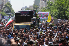 تشییع پیکر مطهر شهدای حادثه تروریستی تهران