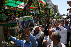 تشییع پیکر مطهر شهدای حادثه تروریستی تهران