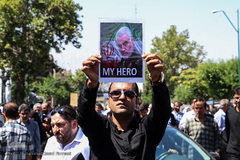 تشییع پیکر مطهر شهدای حادثه تروریستی تهران