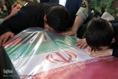 مراسم تشییع پیکر پاک مجاهد جانباز شهید حجت الاسلام سید «مهدی تقوی» از شهدای حادثه تروریستی مجلس در قم