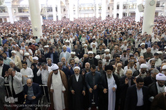 مراسم تشییع پیکر پاک مجاهد جانباز شهید حجت الاسلام سید «مهدی تقوی» از شهدای حادثه تروریستی مجلس در قم