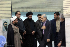 مراسم ترحیم شهید حجت الاسلام تقوی در قم